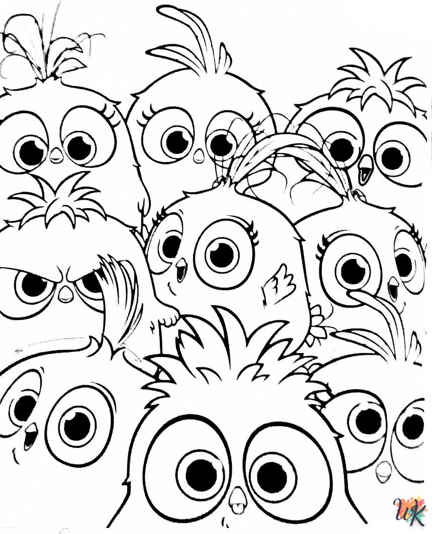 Angry Birds kleurplaten20