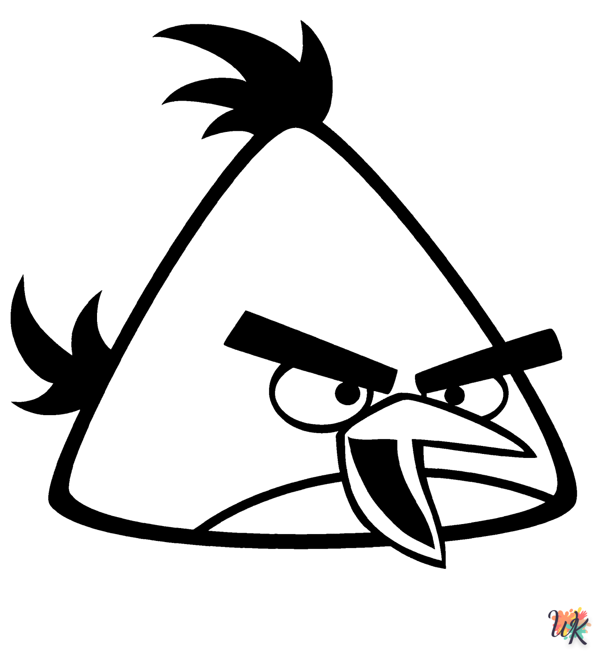 Angry Birds kleurplaten7